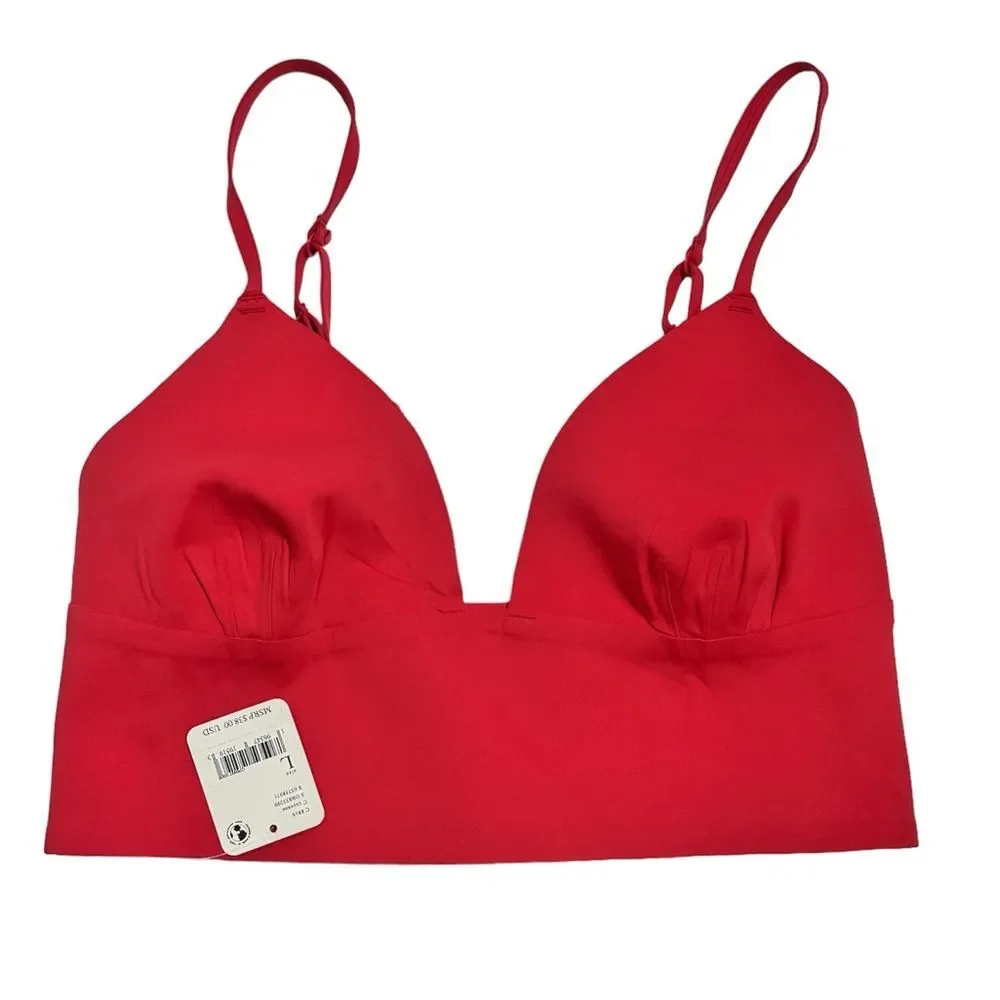 FREE PEOPLE Sage Longline‎ Bralette Size LARGE